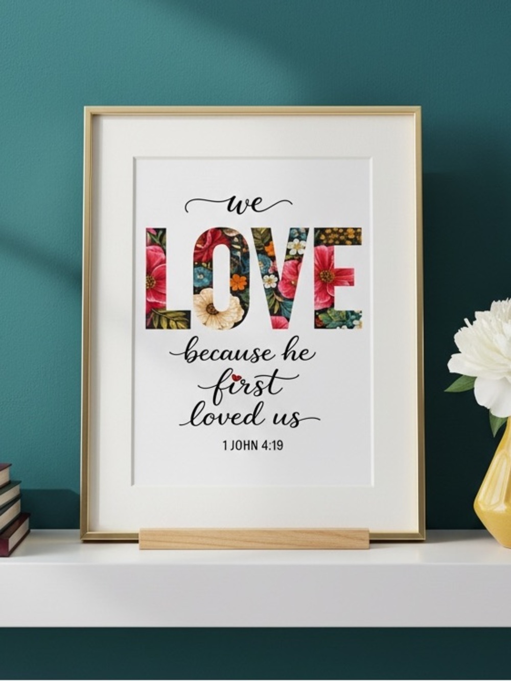 DDS Art Print, 8x10, Bible Verse, Paper Print, Unframed, Boho Series